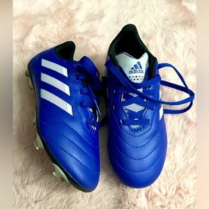 Adidas blue Boys Soccer Cleats